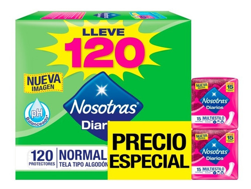 Protector Dia Nosotras® Normal - Unidad a $118