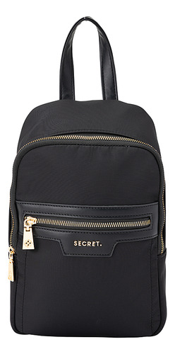 Mochila Secret Zurich Fw24 Negro M