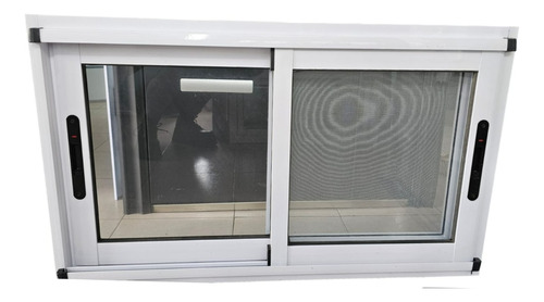 Ventana Corrediza Modena 100x80 Con Vidrio Y Mosquitero