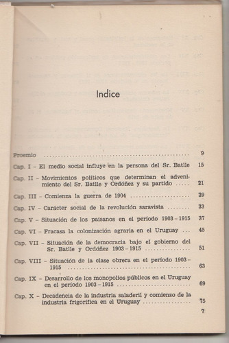 Historia Actuacion De Batlle 1903 A 1916 Por Julio Lago 1982 (Usado)