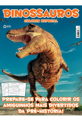 Dinossauros: Colorir Especial, De Editora Online. On Line Editora, Capa Mole Em Português, 2018