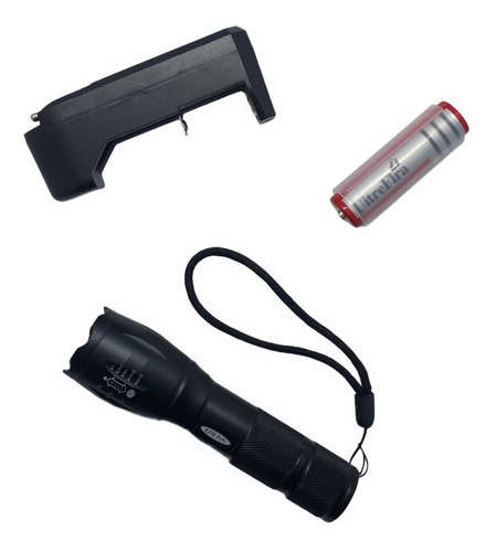 Imagen 1 de 3 de Linterna Tactica Recargable Zoom/ Tomasstore