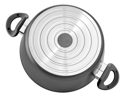 Olla Antiadherente Titanio 6 Qt Con Tapa Vidrio