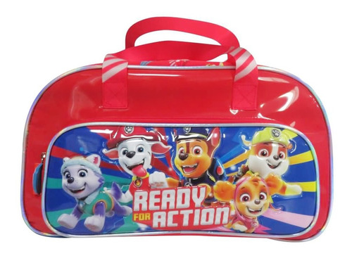 Bolso De Paw Patrol Pw102 Doble Bolsillo Piletero Original