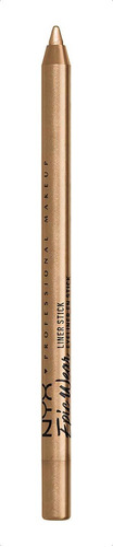 Delineador De Ojos Nyx Professional Epic Wear Liner Sticks Color Gold plated Efecto Mate