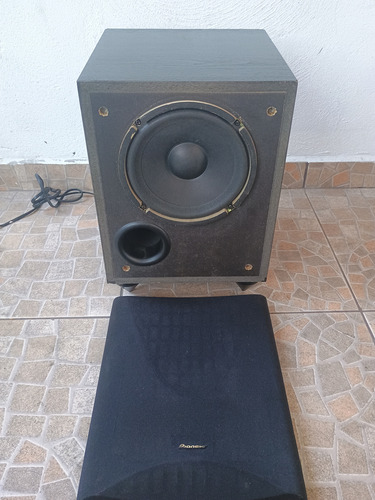 Sub Woofer Pioneer Ativo Model Htp-105/205sw Original Preto (Usado)