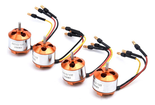 A2212 1000kv Motor Outrunner Sin Escobillas 13t Con Conector