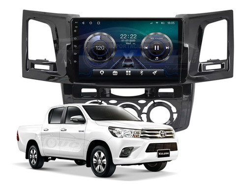 Auto Radio Android Toyota Hilux Fortuner 2011-2015 4gb + 32g