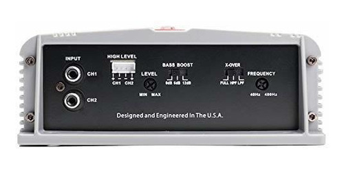 Amplificador Ab 2 Canales 1,100w Crunch Sa-1100.2