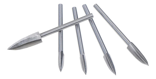 5pcs Wood Carving Tools Engraving Drill Accessories Bit