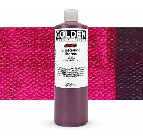 Art Paint - Golden Fluid Acrylic, 16 Ounce Bottle Quin Magen