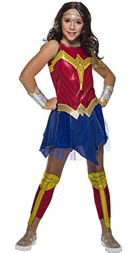 Rubie's Girl's Dc Comics Ww84 Deluxe Wonder Woman Costume Se