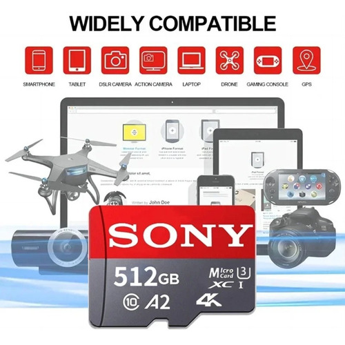 Tarjeta De Memoria Micro Sd Sony 512gb Sdxc V30 A2 Fc