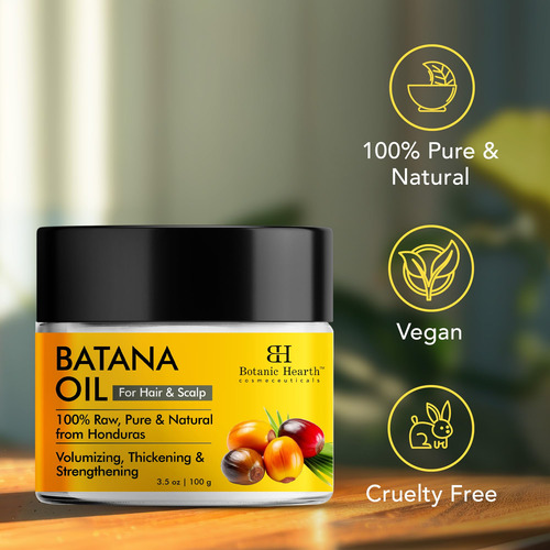 Óleo Botanic Hearth Batana Para Crescimento De Cabelo 100ml