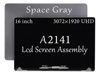 Pantalla De Repuesto Para Macbook Pro A2141 2019 Space Gray
