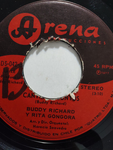 Vinilo Single De Buddy Richard Rita Góngora Cantando J(x99