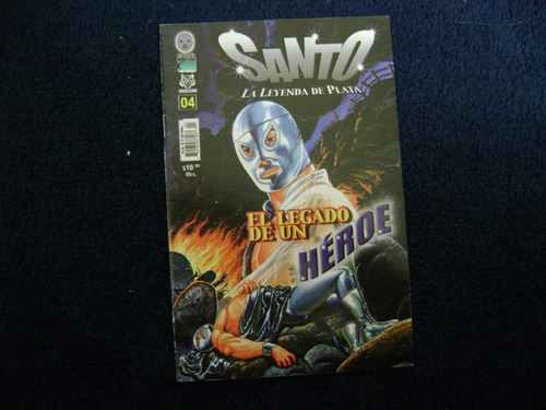 Santo La Leyenda De Plata #4 2005 Comic Cuento