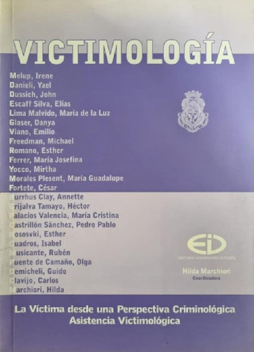 Libro - Victimología Hilda Marchiori