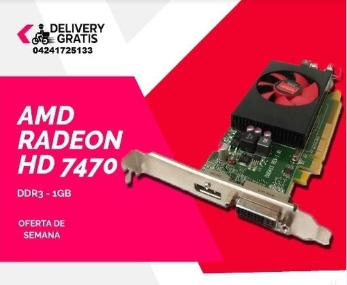 Imagen 2 de 2 de Tarjeta De Video Hd 7470