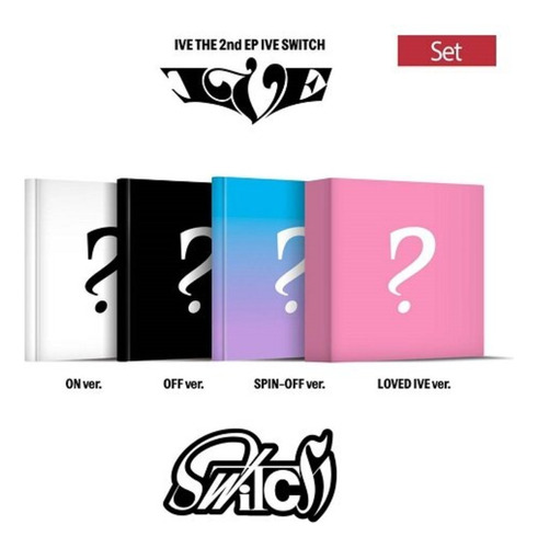 Ive - Ive Switch Set De 4 Albums Original Kpop