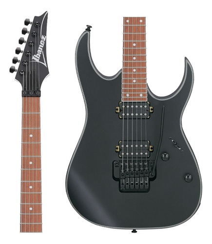 Guitarra Elétrica Ibanez Rg Series Rg420ex Super Strato De  Meranti 2024 Black Flat Fosco Com Diapasão De Maple