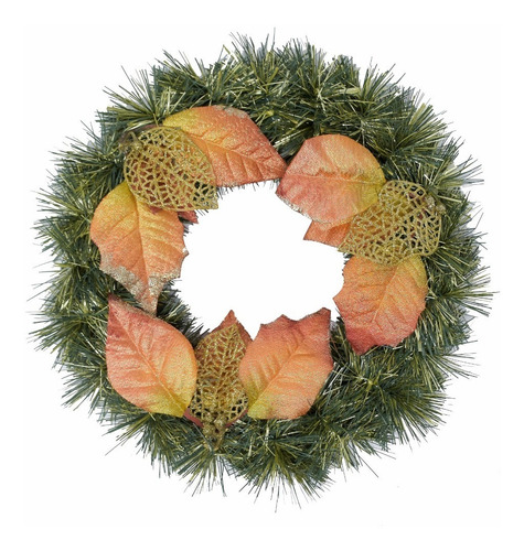 Corona Navidad 30 Cm Decorada #663