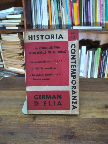 Historia Contemporanea Vol. 3 - German D'elia