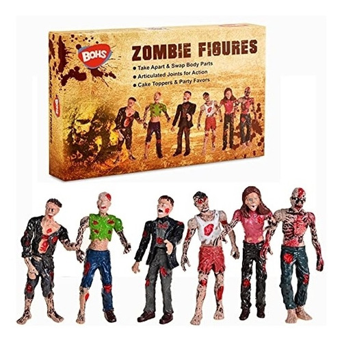 Muñecos Zombie Dolls - Juego De 6 Figuras De Acción