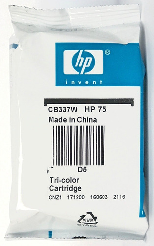 Cartucho Hp Original 75 Color Cb337w Garantia 12 Meses