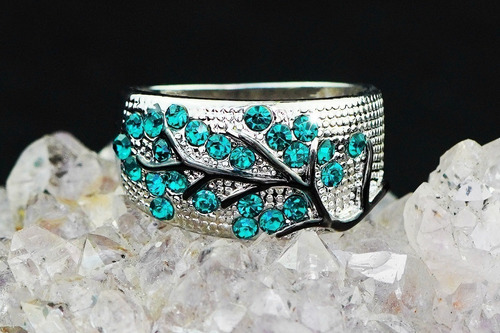 Anillo Hermoso Árbol Bonsái Cerezo Amuleto Suerte B Deseos