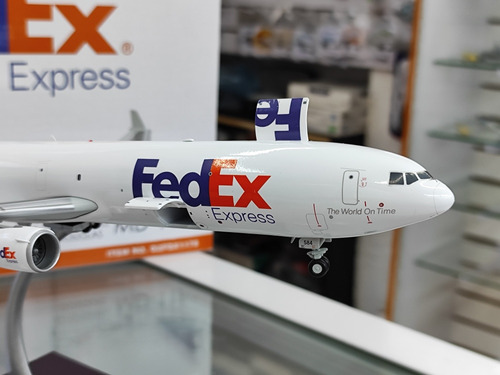 Avión A Escala Fedex Md11f Interactivo Gemini Jets 1:200 (Usado)