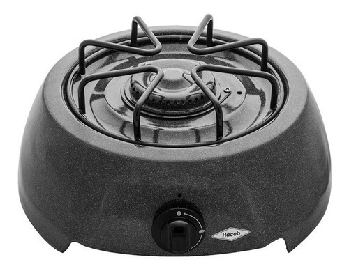Imagen 1 de 5 de Estufa De Mesa Haceb 1 Puesto Gas Propano Comino-1 Gris