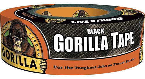 Cinta Gorilla Tape Adhesiva Negra, 4.78 Cm X 32mts Color Negro