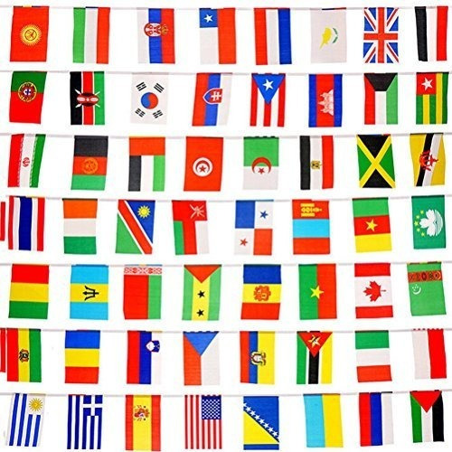 Buytra 100 Paises Banderas 82 Pies Banderas Internacionales
