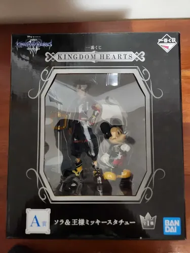 Figura Kingdom Hearts 3 Sora & King Mickey Bandai Estatua