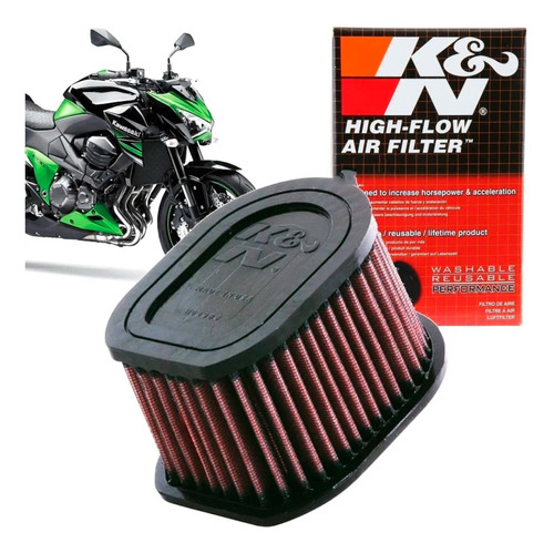 Filtro De Ar Esportivo K&n Kawasaki Z750 Z800  Ka-1003