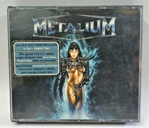 Metalium As One Chapter / Hero Nat U S A Doble Cd Como Nuevo (Usado)