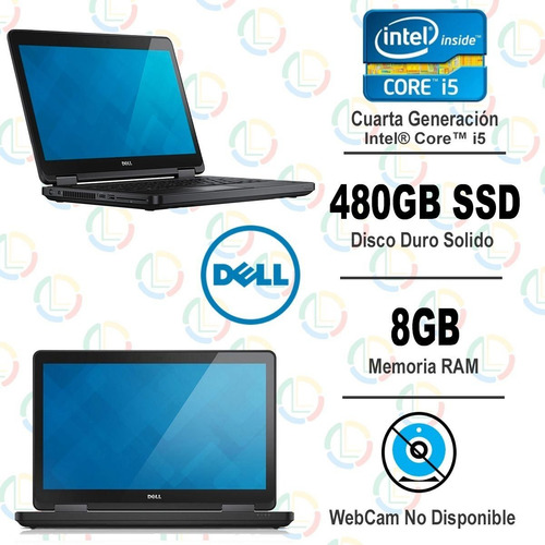 Imagen 2 de 10 de Notebook I5 - 8gb De Ram - 480gb Ssd - 14'' Led - Dell 5440