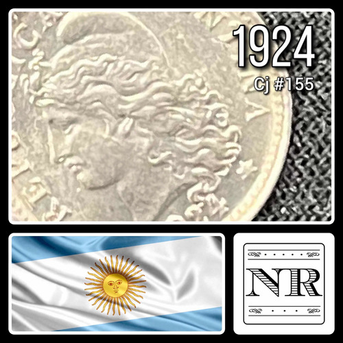 Argentina - 5 Centavos - Año 1924 - Cj #155 | Km #34