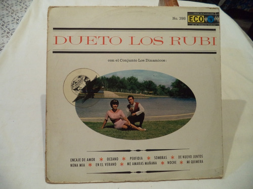 Dueto Rubi Con El Conjunto Los Dinamicos Lp Mexicano Rock 