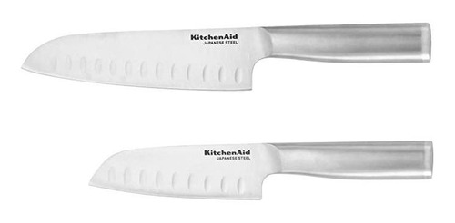 Juego De Cuchillos Kitchenaid Gourmet Santoku Con Cubiertas