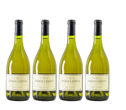 Vino Angelica Zapata Alta Chardonnay 750 Ml Caja X 4 