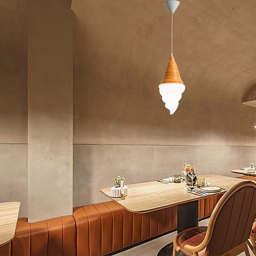 Lustre De Sorvete Minimalista Luz De Teto Luzes Luz Branca