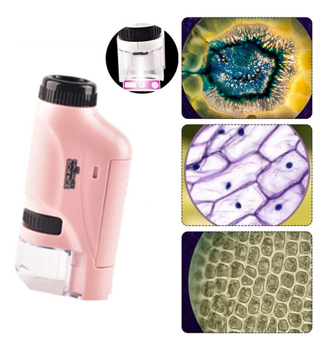 Microscopio Óptico Portátil De Mano L Juguete