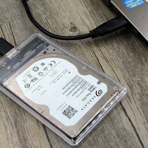 Imagen 8 de 9 de Caja Externa Disco Duro Externo 2.5 Usb 3.0 Transparente