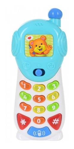 Imagen 4 de 5 de Telefono Didactico Con Luz Y Sonido Winfun (3702)