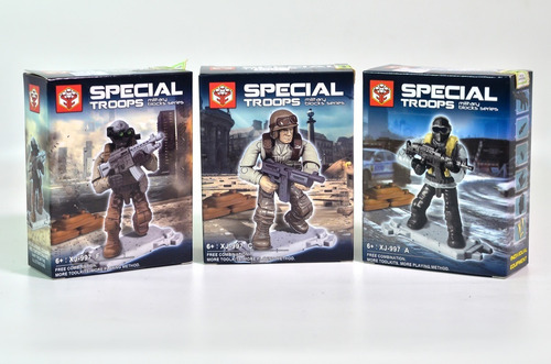 Soldados Combate Tropas Especiales 12 Modelos Bochatoys