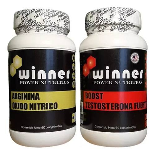 Oxido Nítrico + Booster Fuerte Testosterona. Super Oferta !!