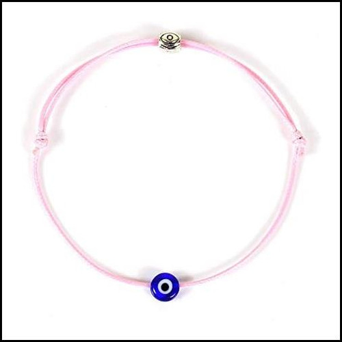 Huno Pulsera De Tobillo Con Mal De Ojo, Amuleto De La Ojo De Multicolor 8 Cm
