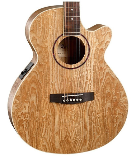 Imagen 2 de 6 de Guitarra Electroacústica Cort Sfx Ash Burl Sfx-ab-op
